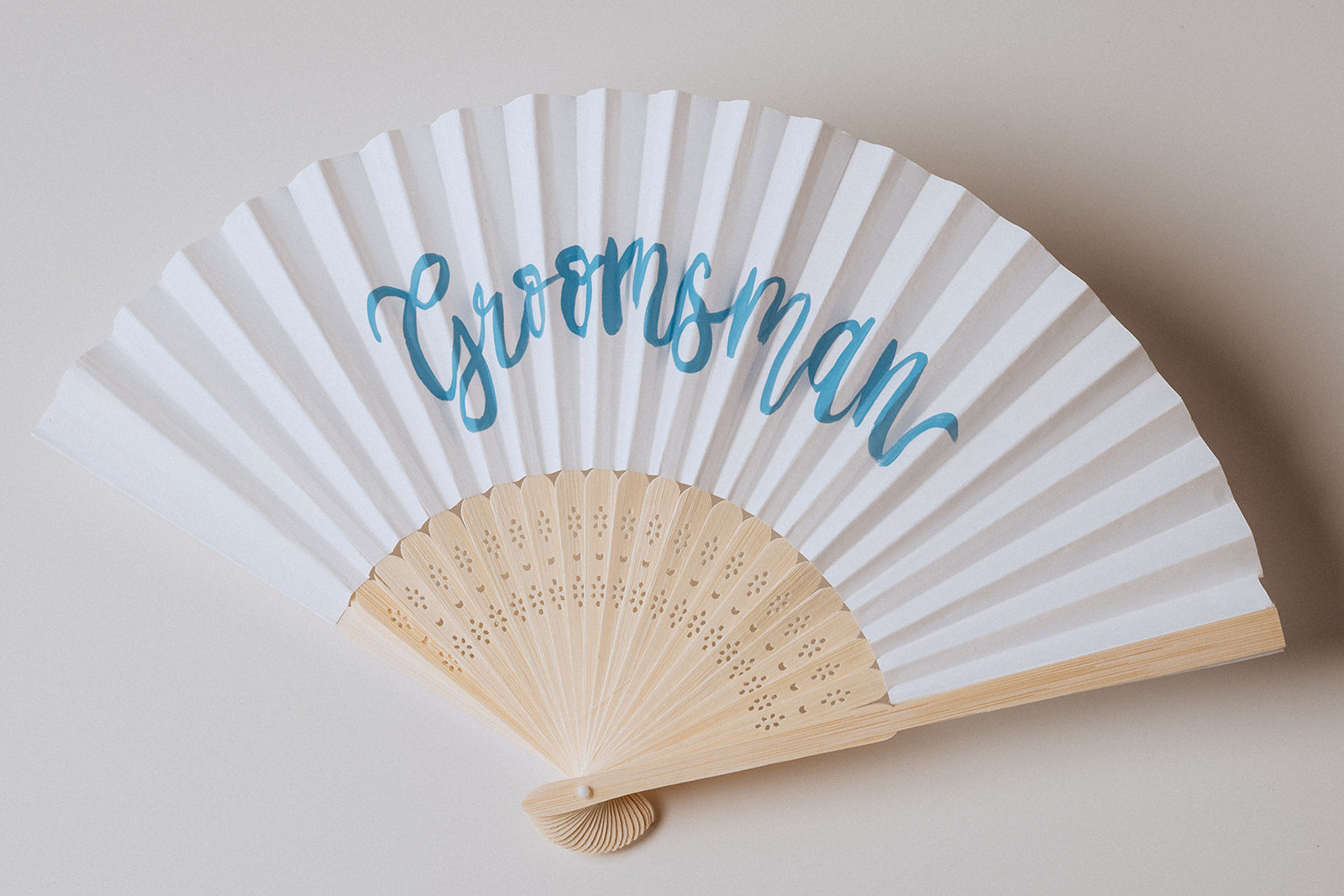 Paper Fan - Groomsman