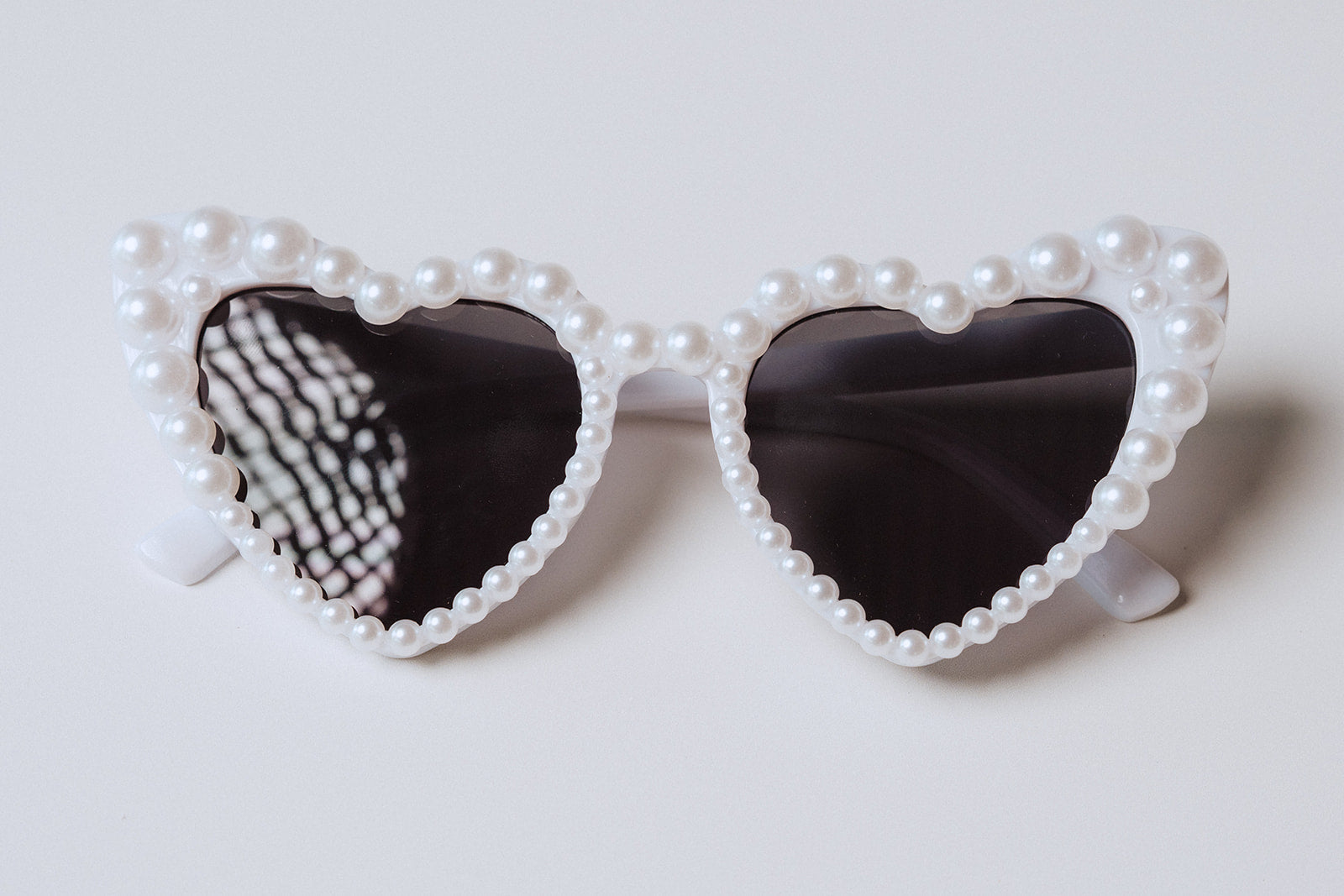 Heart Sunglasses - Pearl