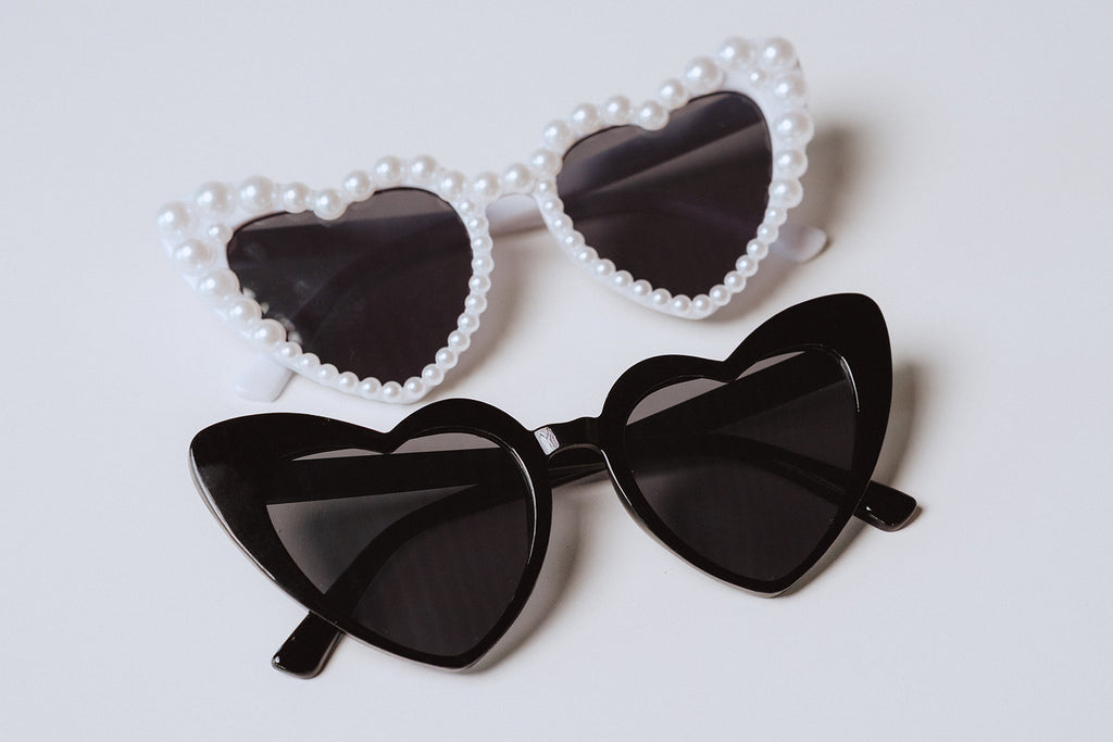Heart Sunglasses - Pearl