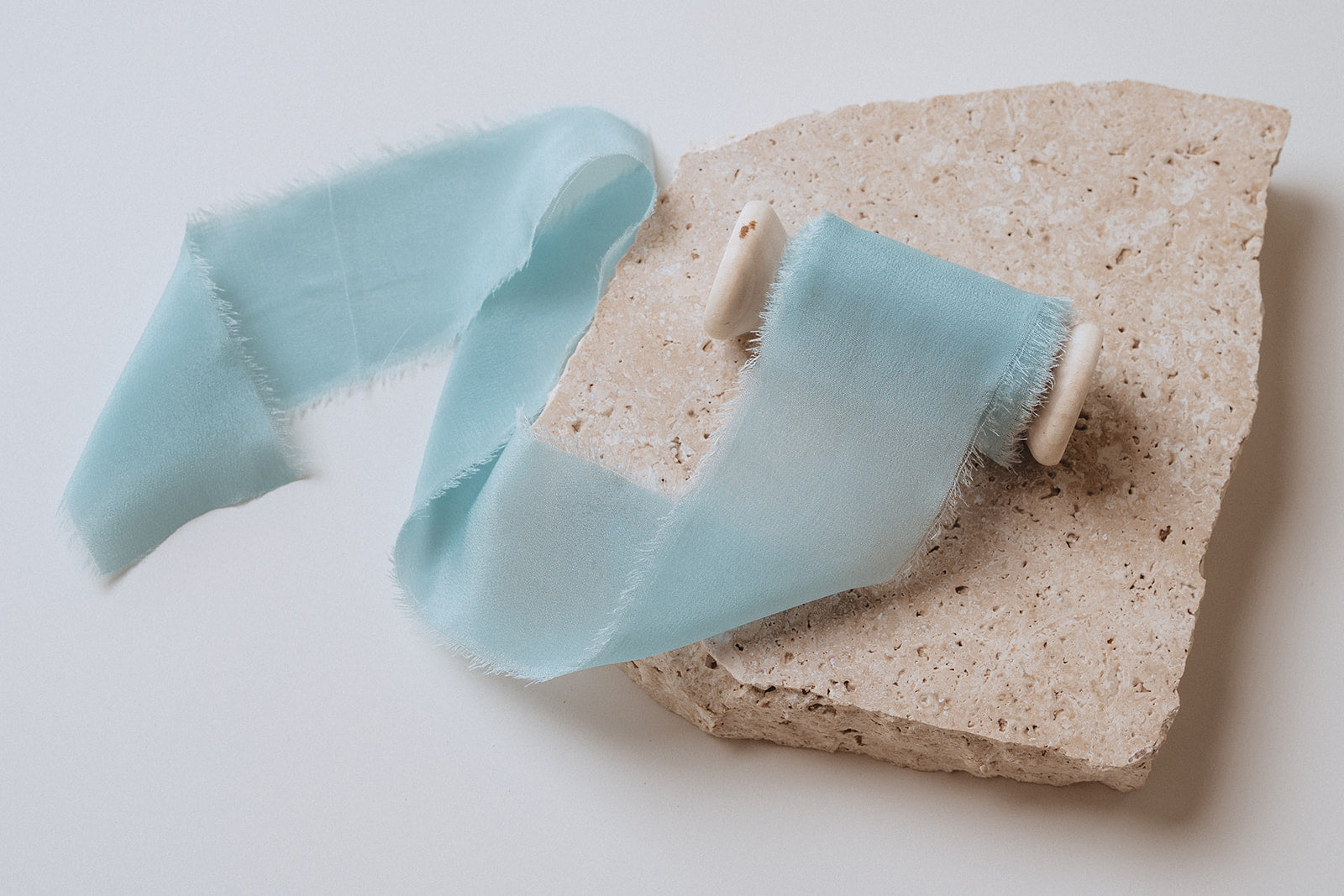 Silk Bouquet Ribbon - Sky Blue